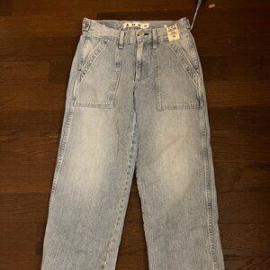 Amo Denim Easy Army Slouch Crop